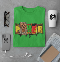 Load image into Gallery viewer, POWER Juneteenth tee
