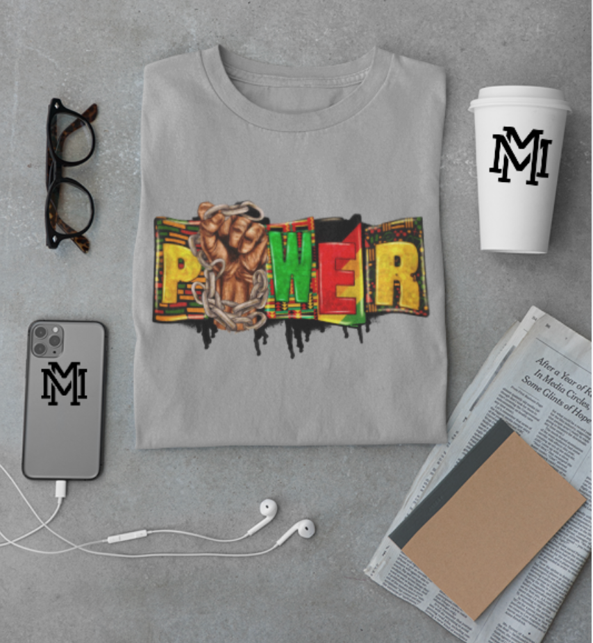 POWER Juneteenth tee